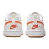 Nike Court Borough 2 Low 2 Rutschfest Leichte Dämpfung Niedrig geschnitten Kinder Skateboard Schuhe Weiß Orange Sneaker BQ5448-114