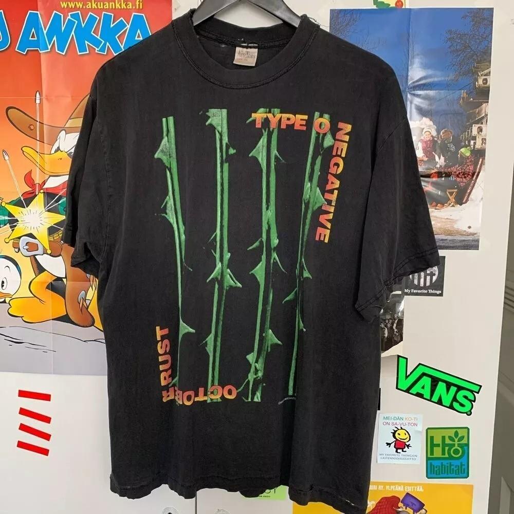 

Type O Negative Band Reprint Black Short sleeve Unisex T shirt Classic Style Unisex T-Shirt L