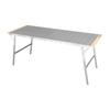 Foldable Table Outdoor Furniture Fold In Half Lightweight Multifunction Portable Camping