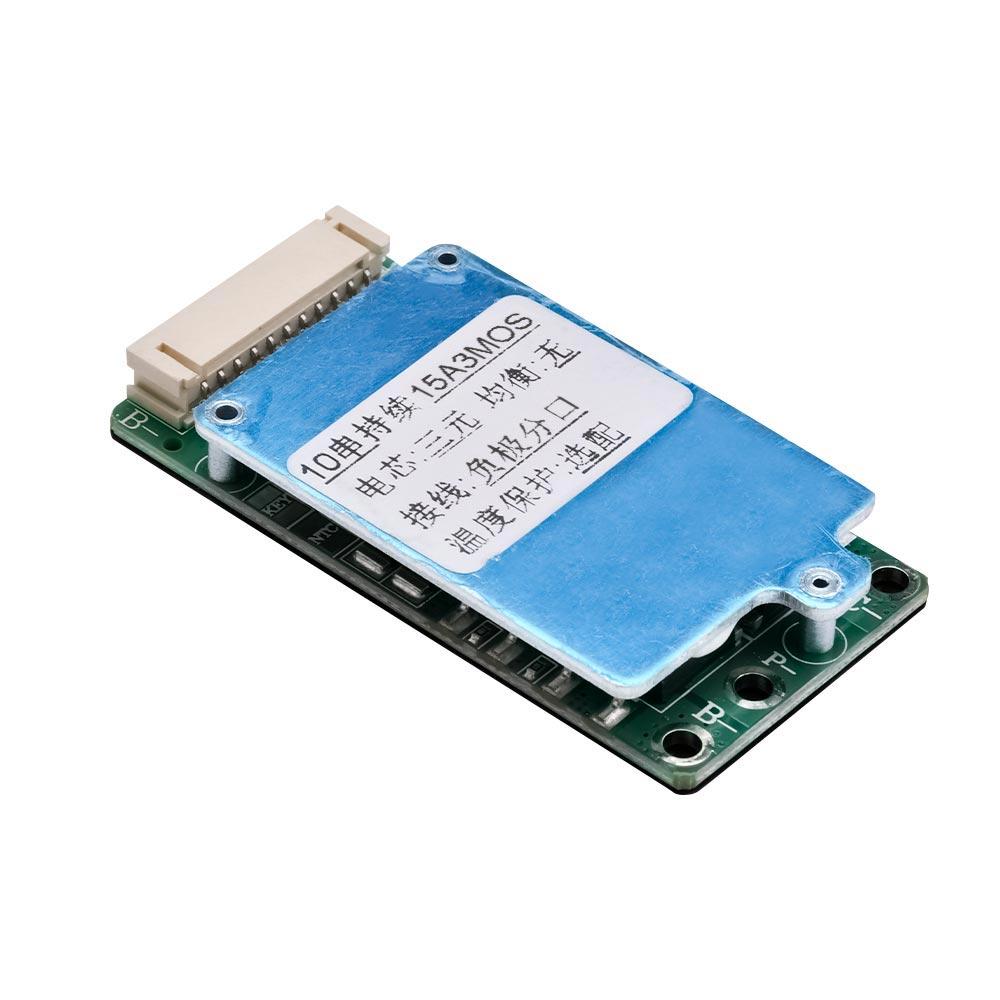 10S 36V 15A 18650 Li-Ion Battery Protection PCB Split port Same port BMS PCB with Balancer for Electric Vehicles
