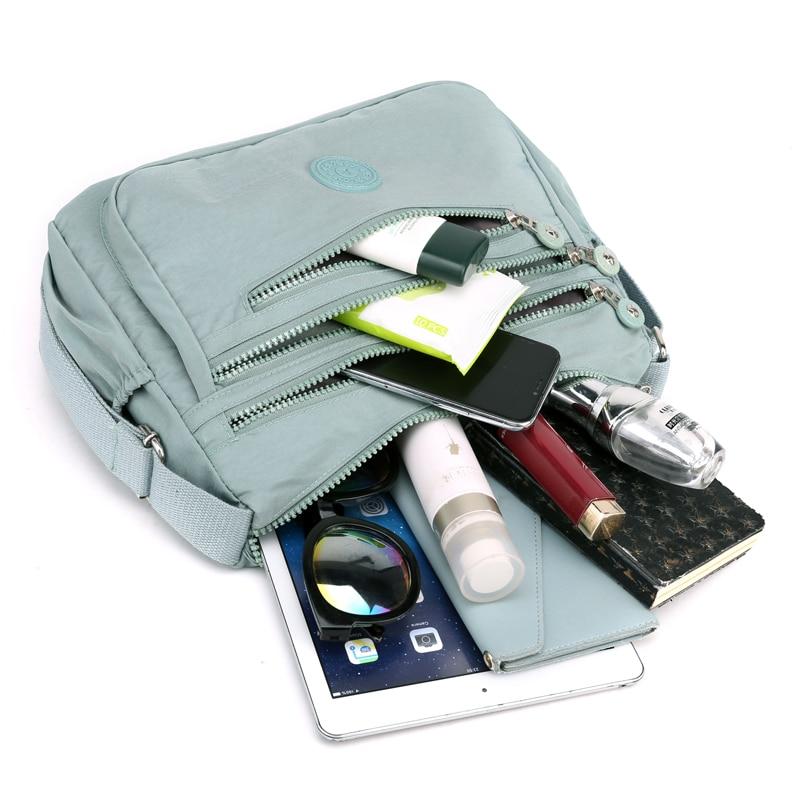 Umhängetasche für Damen, Umhängetasche, Messenger-Tasche, wasserdichtes Nylon, Damenhandtasche, Reisetasche, Bürotasche