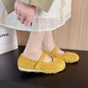 Flats Women Loafers Shoes Suede Ballet Shoes Woman Sneakers 2025 New Trend Sandals Summer Designer Mary Jane Zapatillas De Mujer