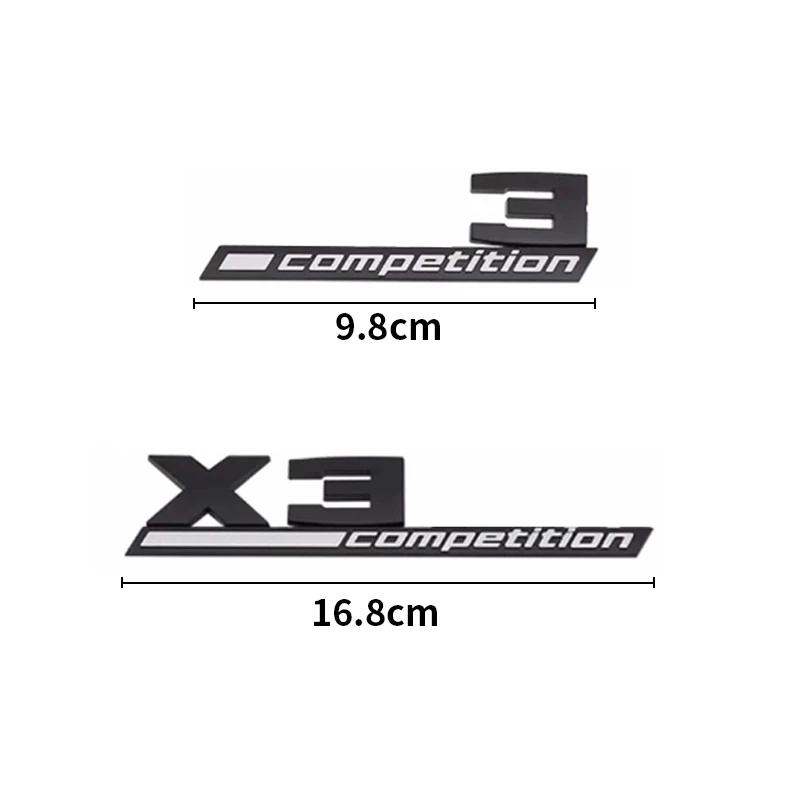 3D ABS competition car trunk badge emblem Thunder edition sticker for BMW M1 M2 M3 M4 M5 M7 M8 x2m x2m x3.0 m x4m X5M X6M x7m X5