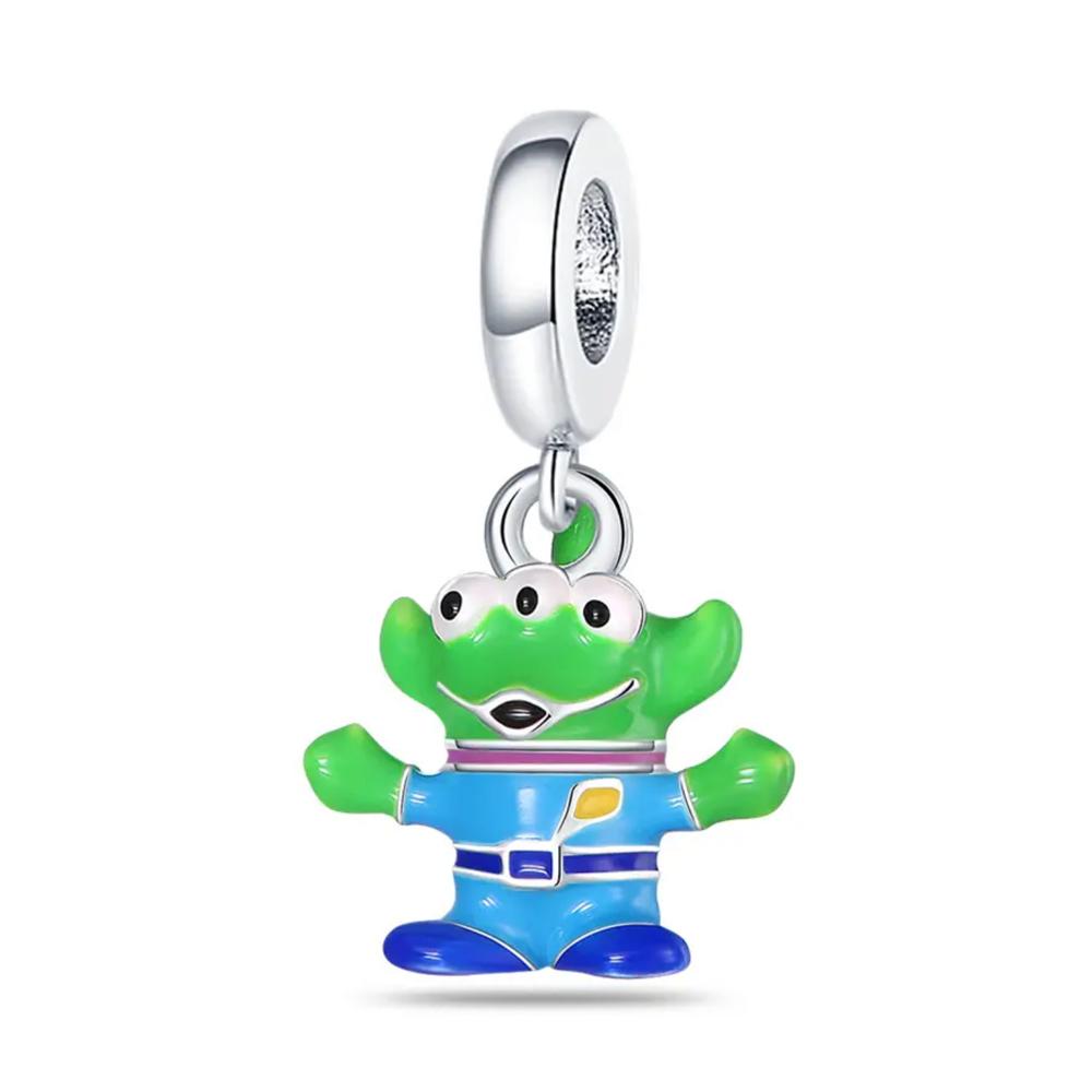 Finecopper Fit Original Bracelet Europe Cute Cartoon Doll Series Dangle Charm Beads Necklace Pendant Diy Women Jewelry Gift
