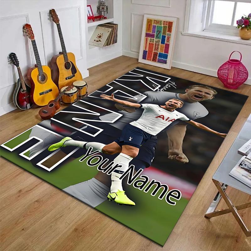Harry Kane Design Area Rug Personalized Name- Non-Slip, Soft & Cozy Floor Mat for Living Room, Office - Indoor/Outdoor Carpet