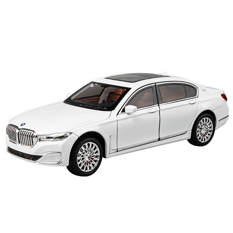 1:24 Bao 760LI Alloy Car Model with Pull Back Action, Sound & Light - Children's Toy & Indoor Ornament, TikTok-Recommended.