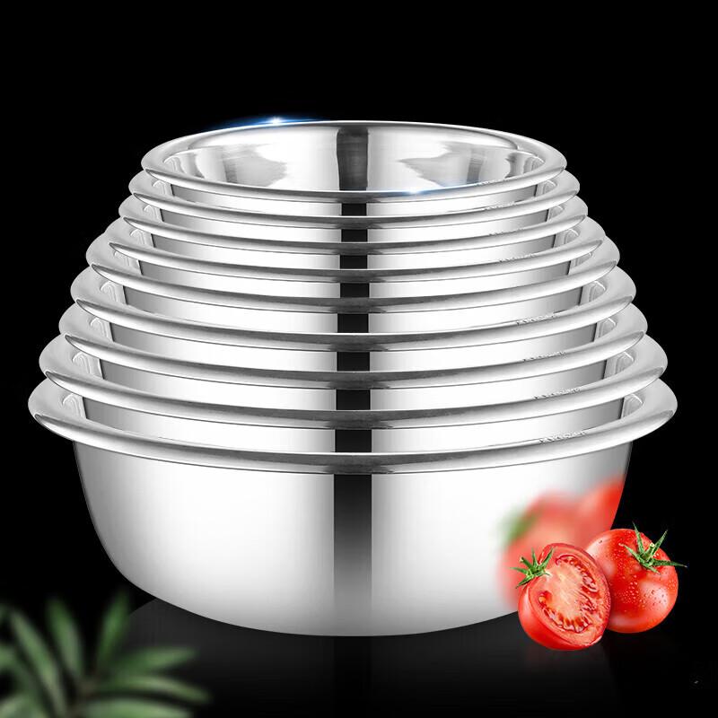 Huihuang Extra Thick 201 Stainless Steel Mixing Bowl
