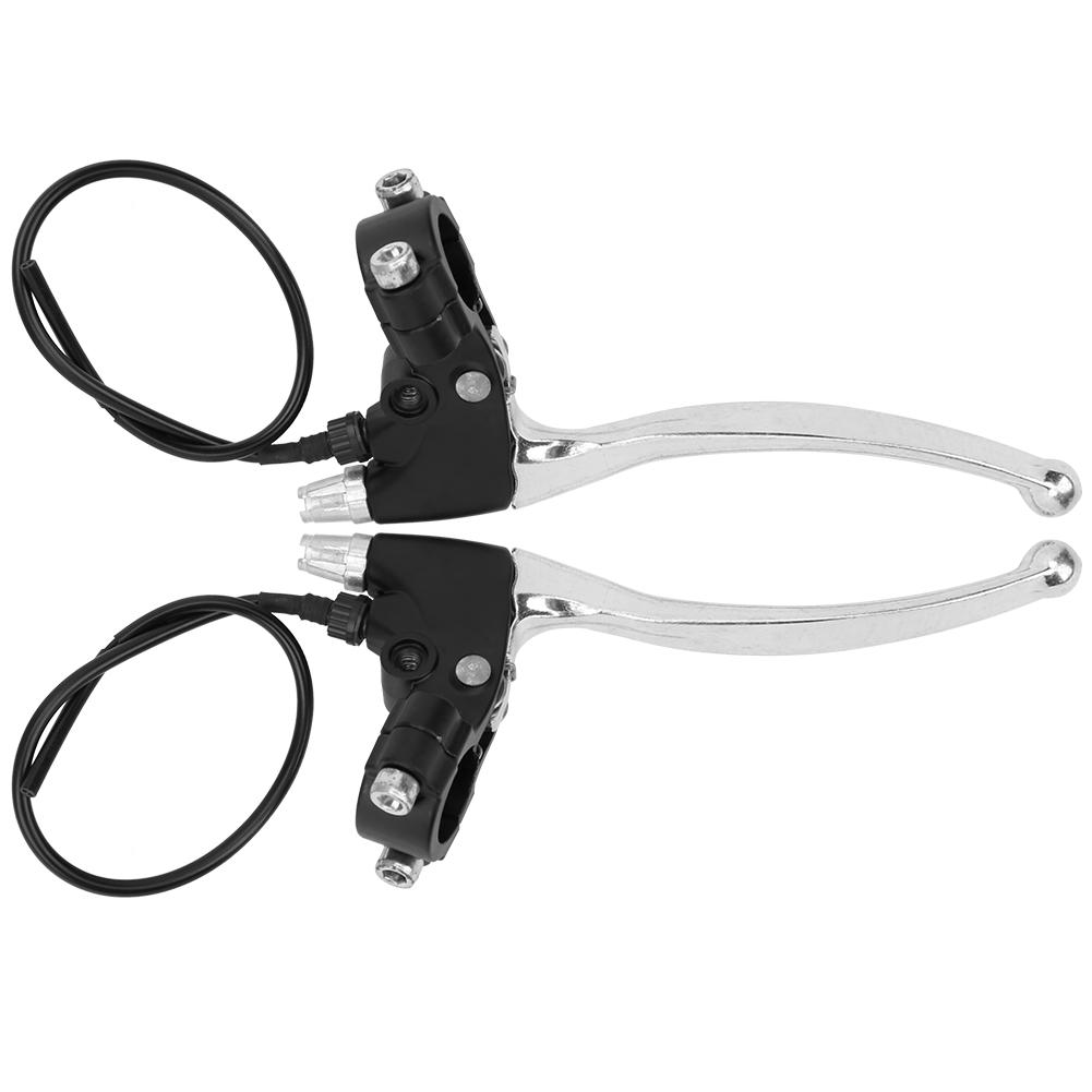 1Pair Electric Bicycle Universal Brake Lever All Aluminum Short Wire Handle Left and Right