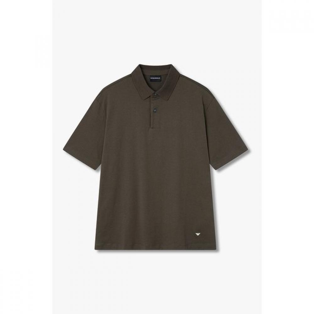 

Emporio Armani 26 S S Men S Color Block Eagle Logo Polo Shirt A516126040 XXL