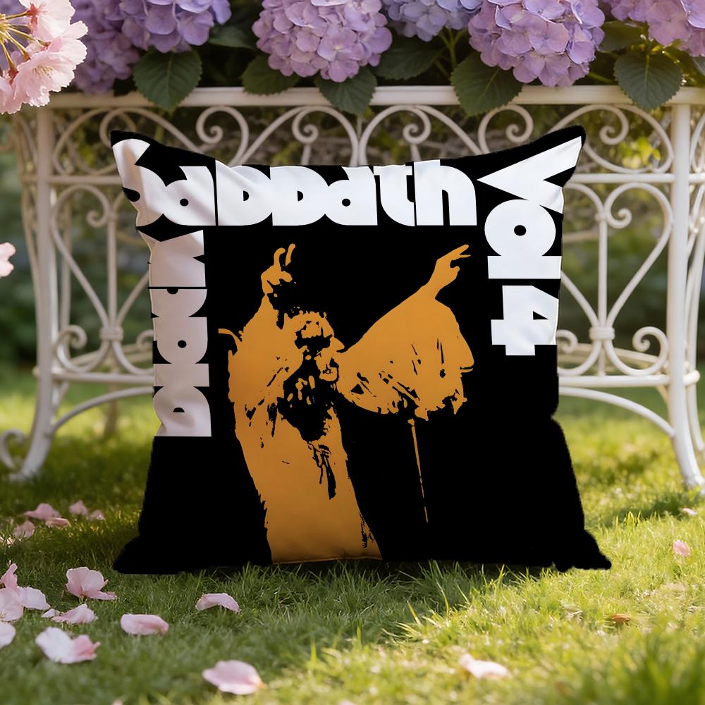 Band B-Black S-Sabbath Kissenbezug Home & Auto Dual-Scene Kissenbezug: Wendbar für höchsten Tragekomfort