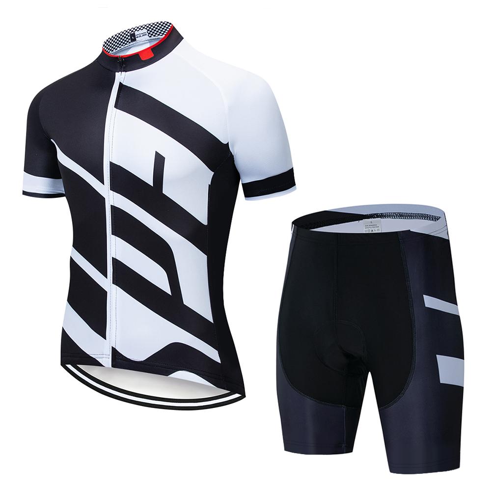 2025 Summer Cycling Clothes Men Cycling Kits MTB Bike Clothing Short Sleeve Breathable Racing Road Bicycle Cycling Jersey Sets