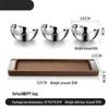 Gaiye Stainless Steel Petal Fruit Dish Set