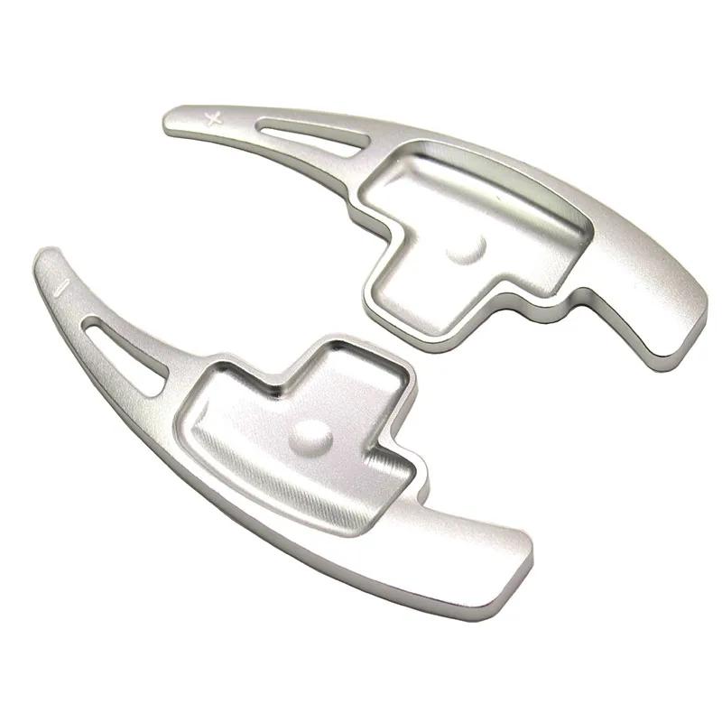 

Автомобильный руль с подрулевыми переключателями DSG для Mercedes Benz ABM Class W176 W246 GLK SLK CLA GLA наклейка Стайлинг серебряный