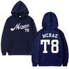 Tate Mcrae T8 Concert 2025 Double Sided print black Hoodies Men women fashion Y2k pullovers Unisex Fleece Long sleeve Sweatshirt