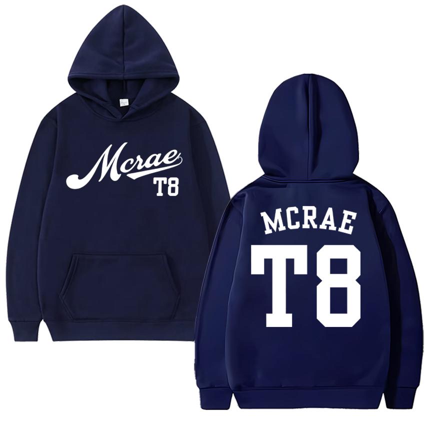 Tate Mcrae T8 Concert 2025 Double Sided print black Hoodies Men women fashion Y2k pullovers Unisex Fleece Long sleeve Sweatshirt