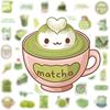 50pcs Cute Matcha Girl Cartoon Stickers for Phone Case & DIY Journal - Waterproof Decoration
