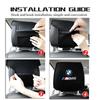 FA4Car Logo Seat Headrest Cover Suede Perforated Pillowcase Pad For BMW M Sport M2 M3 M4 M5 M6 E46 E90 E60 F10 F20 E87 X3 X6