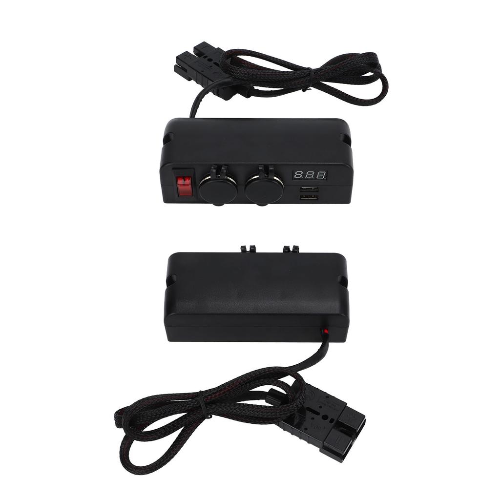 Car Charger Adapter 2 USB Charger Socket Voltage Digital Display Power Supply Battery Adapter