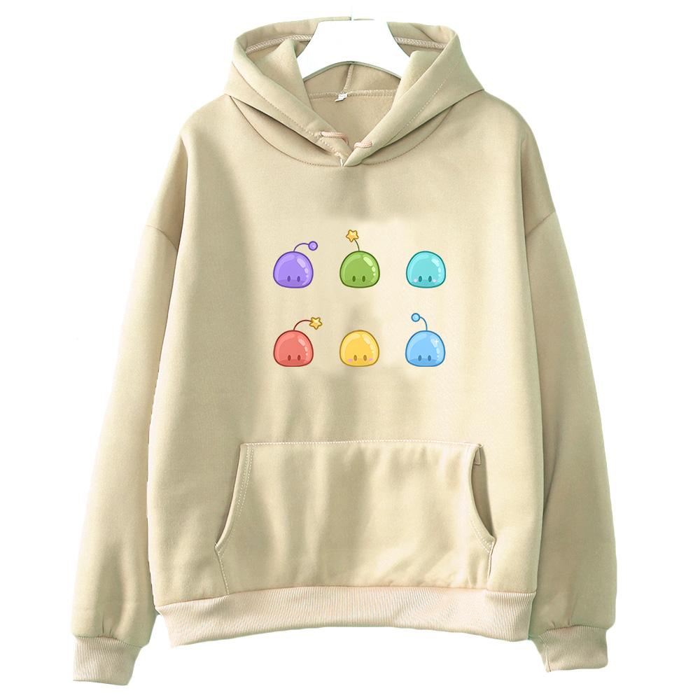 Stardew Valley Slime Print Clothing Cute/kawaii Graphic Hoodies FeUnisex/Unisex Autumn Long Sleeve Sweatshirts Soft Fleece Pullovers