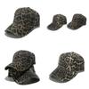 Leopard Print Baseball Cap With Cotton Material For Summer Sun Protection And Casual Wear