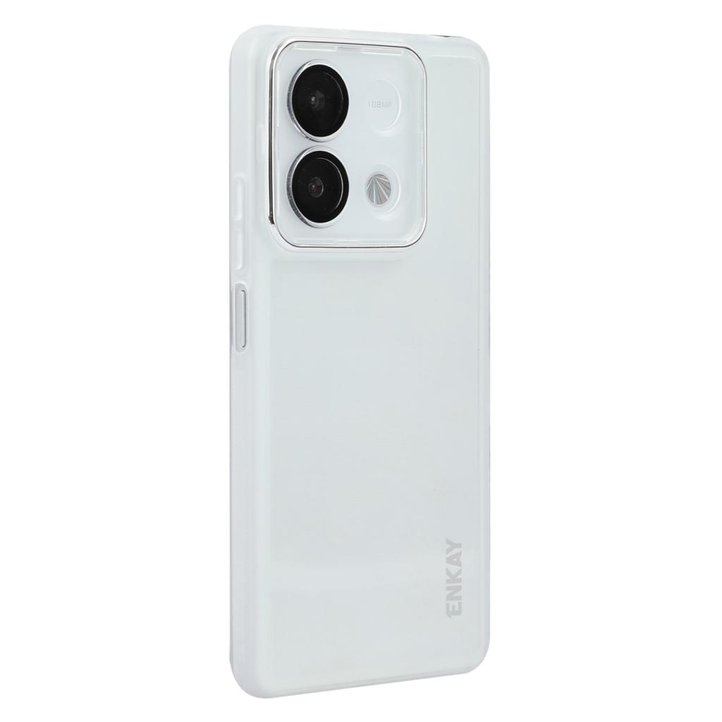 ENKAY HAT PRINCE For Xiaomi Redmi Note 13R Pro 5G Case Matte TPU Phone Cover with Lens Film