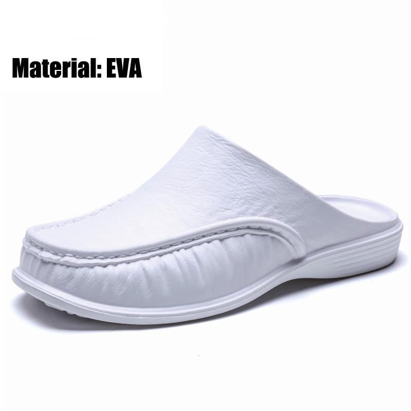 მამაკაცის EVA ჩუსტები Slip On Flats ფეხსაცმელი მოდის პლაჟის სანდლები სახლის ფეხსაცმელი ზომა 40-47