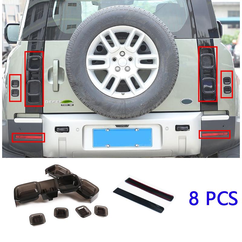 For Land Rover Defender 90 110     2024 2025 Car Tail Light Covers Rear Brake Light Decoration Car Accessories