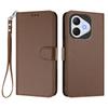 For Honor 400 Lite Leather Case Wallet Stand Phone Cover with Wrist Strap