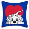 Federe Cuscino Cento e Uno Dalmata Cartone Animato Divano Decorativo Casa Stampa Double-sided Peluche Corto Carino Federa Cuscino