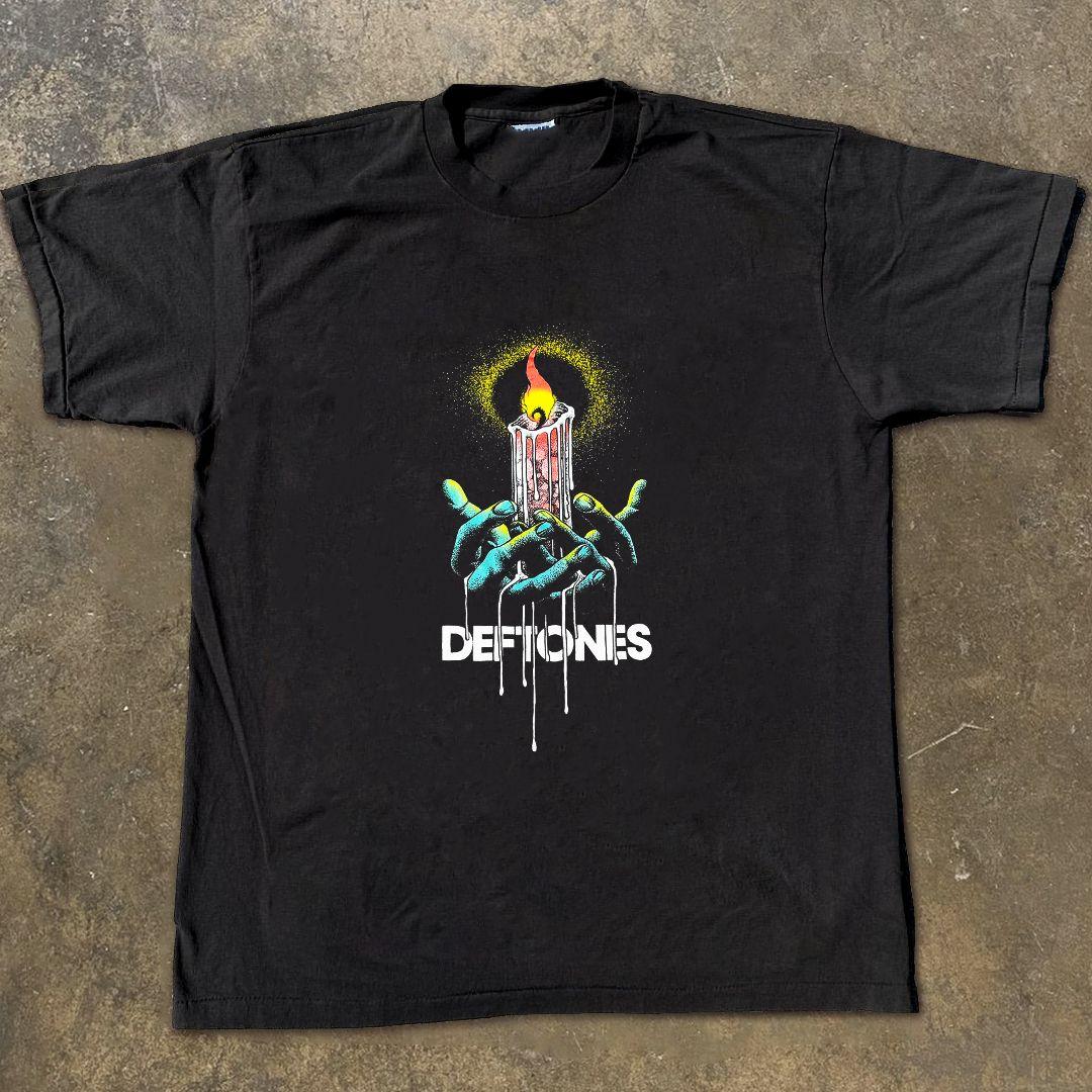 

Deftones Alternative Metal Rap T-shirts for Men and Women Vintage Loose Short-sleeved Shirts 4XL