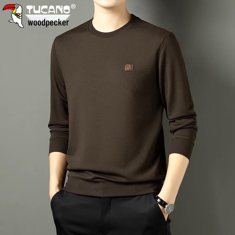

TUCANO Men s Round Neck Long Sleeve Casual Sweatshirt XL