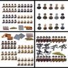 WII Military Figure Building Blocks: Weapons & Soldiers Toy Set for Boys