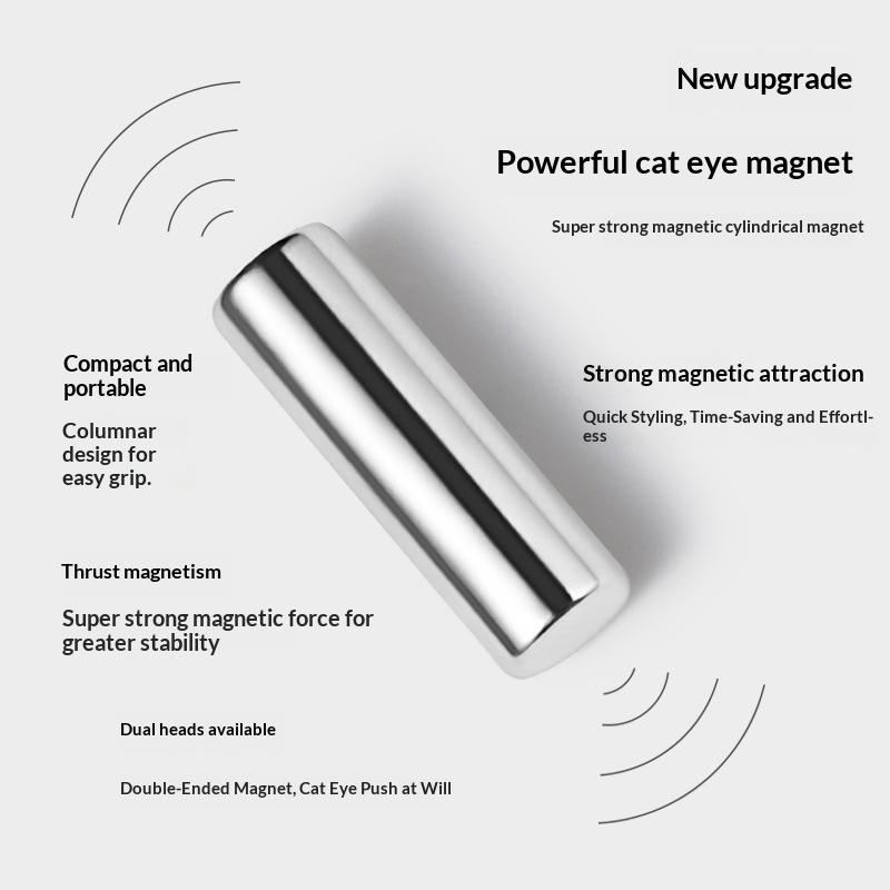 Round Cat Eye Gel Magnetic Pen for Nail Art High Adsorption 3D Nail Design Magnet for Home DIY Gel Manicure Use