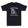 I Do Not Think Therefore I Do Not Am Raccoon Funny Graphic Saying Men's T-Shirt
