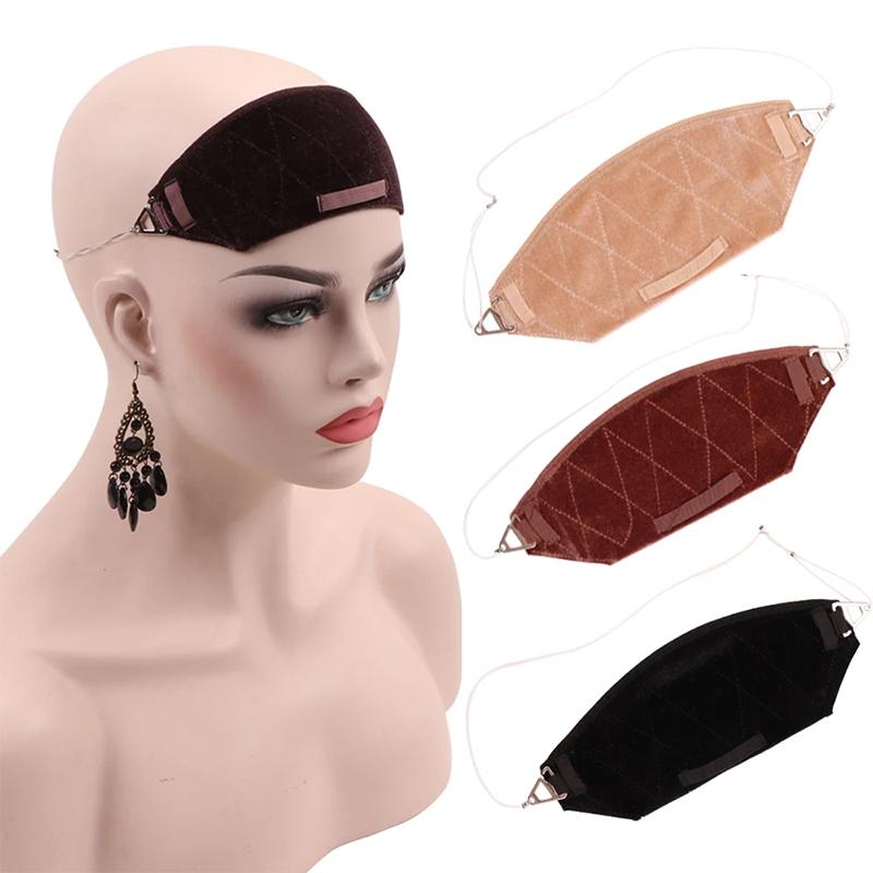 No-Slip Velvet Wig Grip Band For Wig Hair Topper Comfortable Headbands To Secure Your Wig Adjustable Invisible Strap For Women