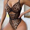 Eopard Odysuit Lingerie Sexy Women's Suspender Leopard Print Seduction One-piece Lingerie