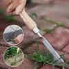 Stainless Steel Gap Weeding Tool L-Shaped Multi-Purpose Garden Hand Tool 13.5Inch For Clearing Weeds On Yard Patio Driveway