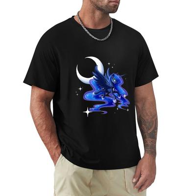 Princess Luna TShirt Summer 2025 Luxury Man Sweat Basketball Graphic Tees Designer T Shirt Men