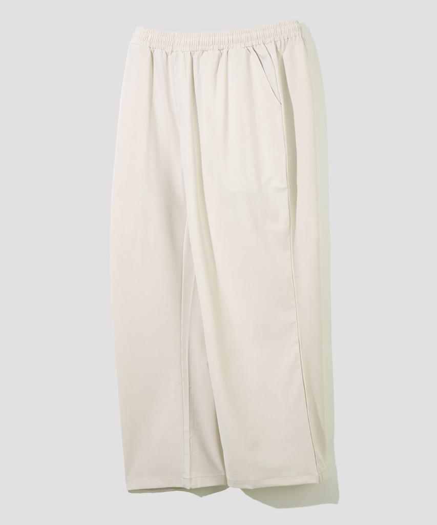 AGOD Wide Banding Slacks [Cream]