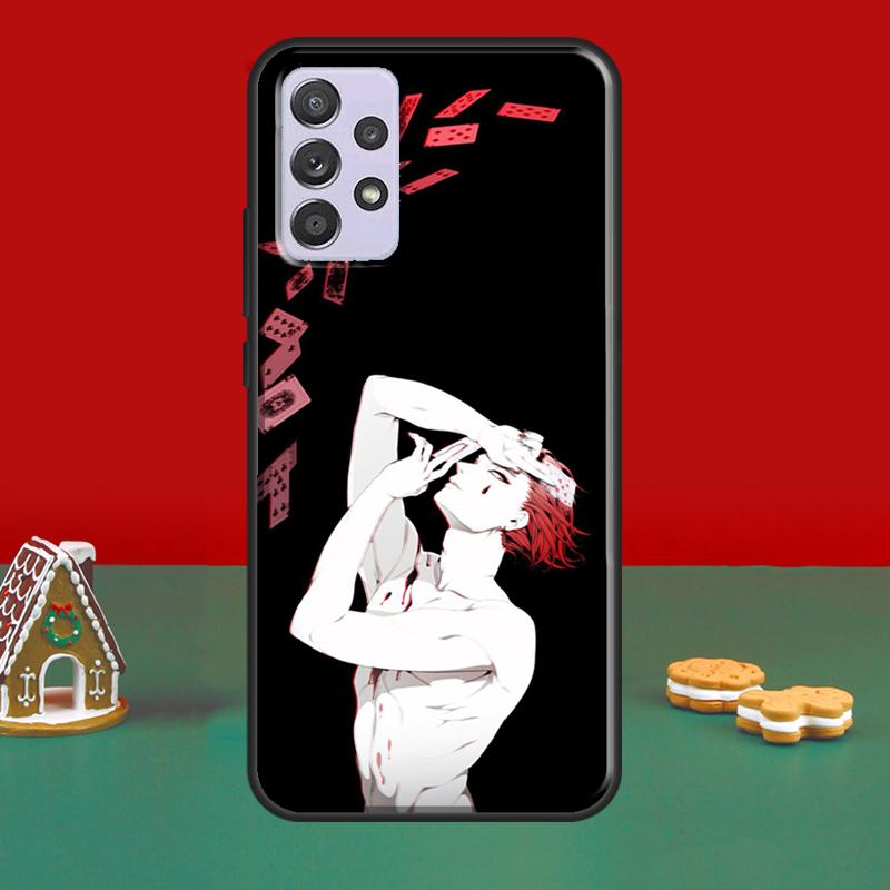 Hunter Anime Hisoka Pouzdro Pro Samsung A52S A12 A32 A42 A52 A72 A51 A71 A31 A11 A40 A50 A70 A21S Kryt Telefonu