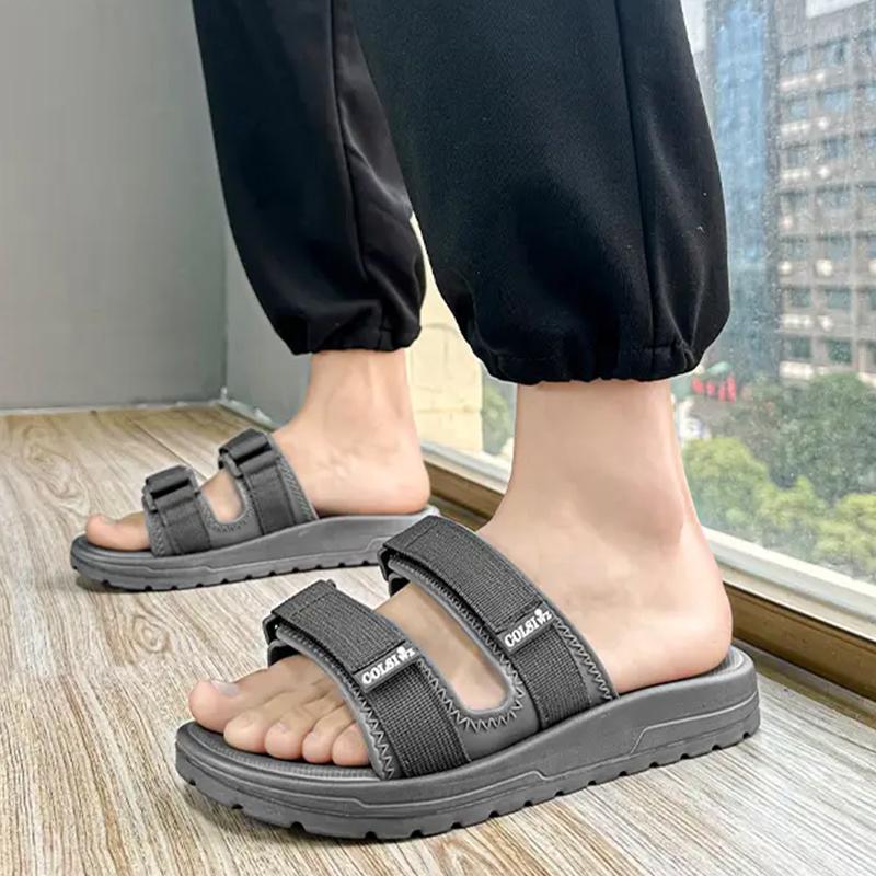 

Летние мужские шлепанцы Новые пляжные шлепанцы Мужские сандалии Нескользящие Домашние EVA шлепанцы Для дома В помещении Противоскользящие Zapatos Hombre Обувь 39