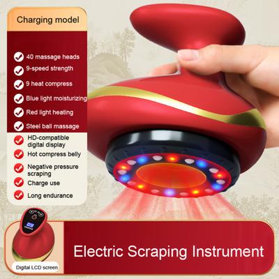 Intelligent Electric Massager for Women Men Vacuum Negative Pressure Suction Body Massage 9 Levels Heating Cupping Device USB Rechargeable Body
