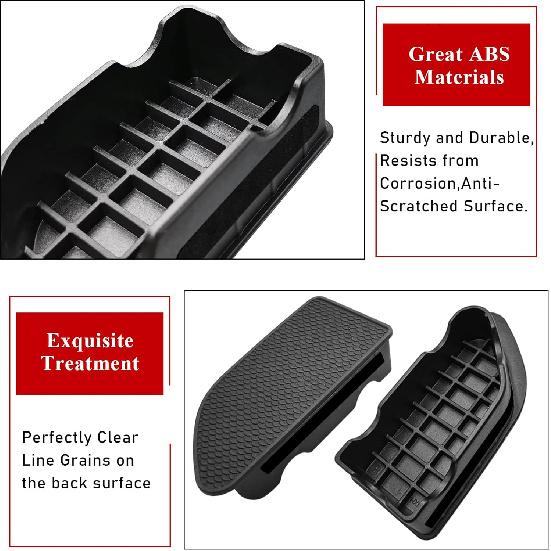 TTCR-II For GMC Sierra And Chevy Silverado Bed Rail Stake Hole Covers -2024 2025, Truck Bonneau Covers Stake Pocket Plugs For Sierra