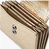 Vivienne Westwood Metallic Crinkle Flap Card Wallet 5402000aw L00a7 R401