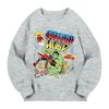 Children's Long Sleeve Loose Fit Letter Print Crewneck Sweatshirt
