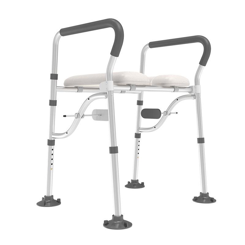 Eligible Toilet Safety Rails, Adjustable Toilet Frame for Elderly, Seniors, Foldable Handicap Toilet Handles Fit Any Toilets