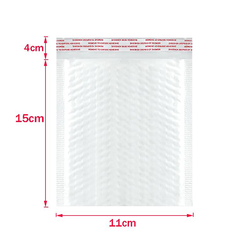 50Pcs Bubble Mailers White Poly Bubble Mailer Self Seal Padded Gift Bag Packaging Envelope Bags Book Shipping Package Bag