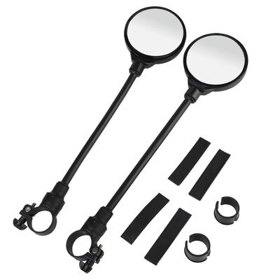 Evrensel Motosiklet Bisiklet Gidonu Dikiz Aynası Bisiklet Aynası Döndürülebilir ve Ayarlanabilir Darbeye Dayanıklı Dışbükey Ayna Geniş Açı Dikiz Aynası