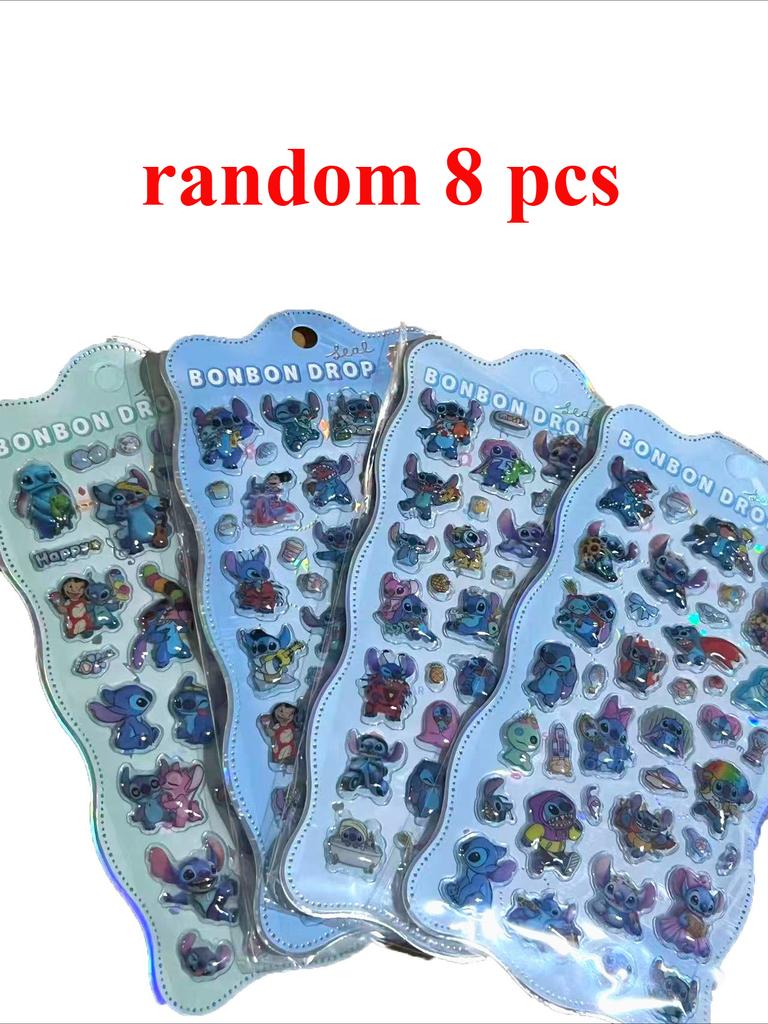 New Cute Cartoon Gemstone 3D Relief Stickers With High Aesthetic Value, Hand Account Diamond Stickers, Water Cup Stickers