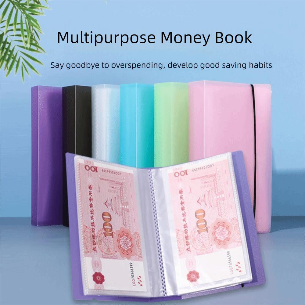 

Large Capacity 100 Envelopes Money Saving Challeng Envelope Challenge Binder for Children
